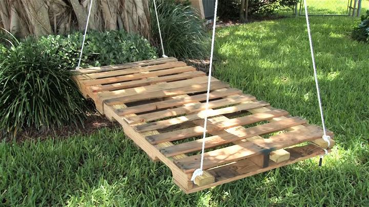 pallet patio swing