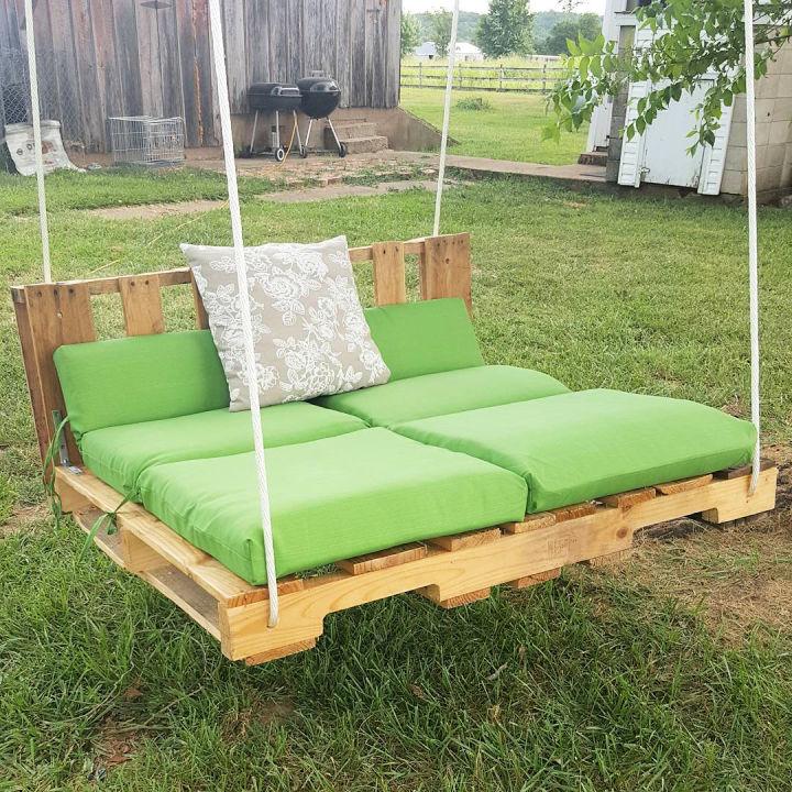 pallet patio swing