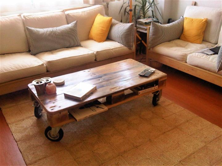 Pallet Wood Coffee Table Plan