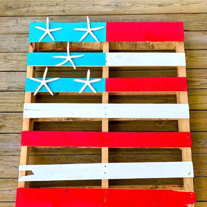 Pallet Wood Flag