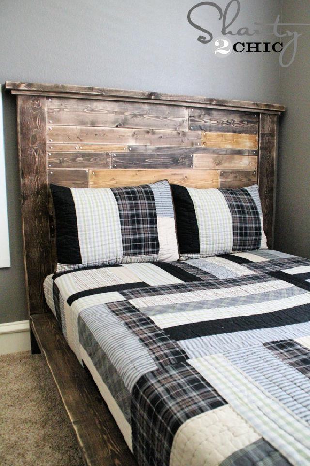 Pallet Wood Headboard