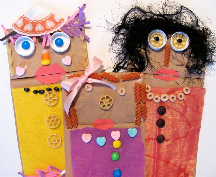 Paper Bag Fandango Puppets