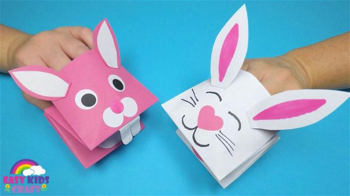 Paper Bunny Hand Puppet