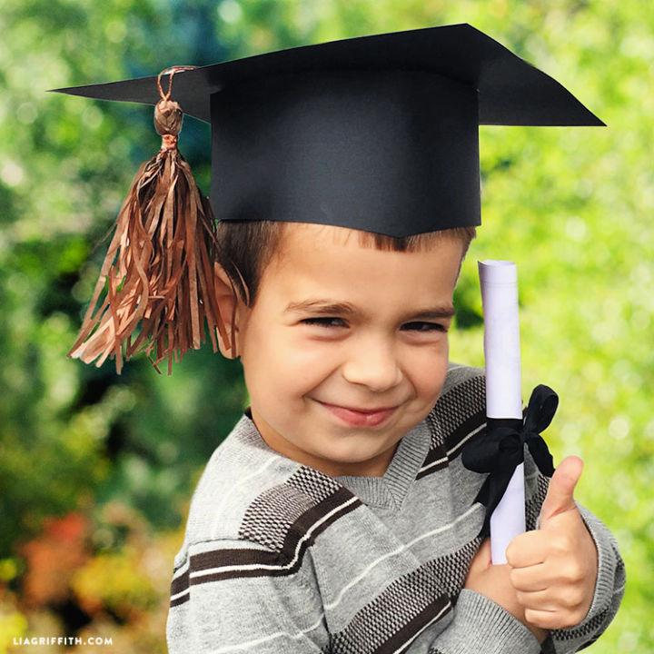 Paper Graduation Cap for Preschool