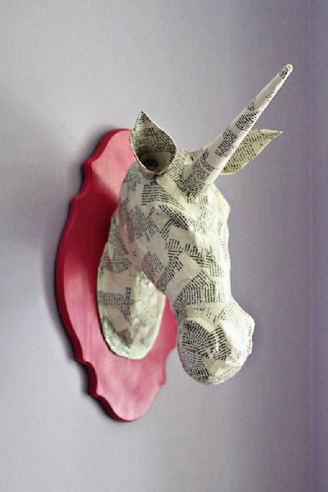 Paper Mache Animal Heads