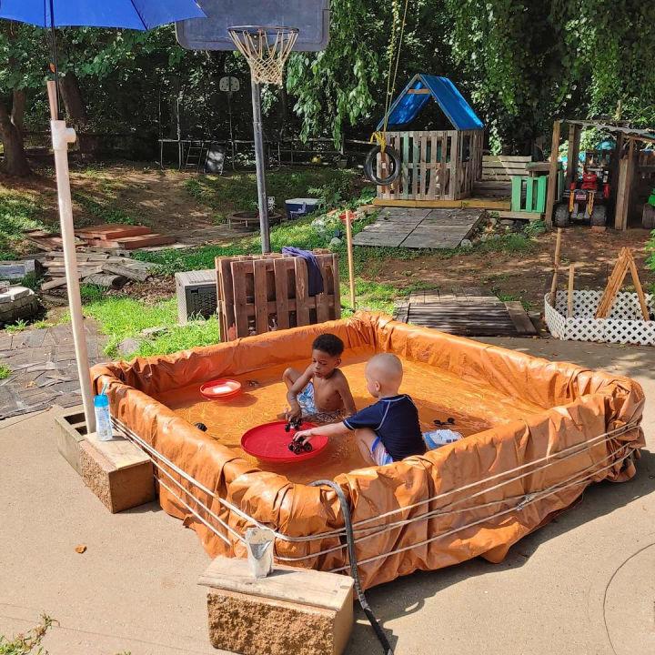 Pool From Old Pallets
