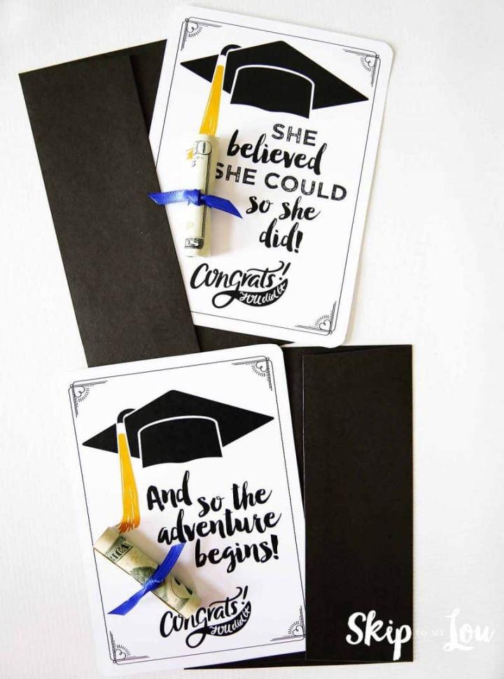 Printable Graduation Cards with Positive Quotes