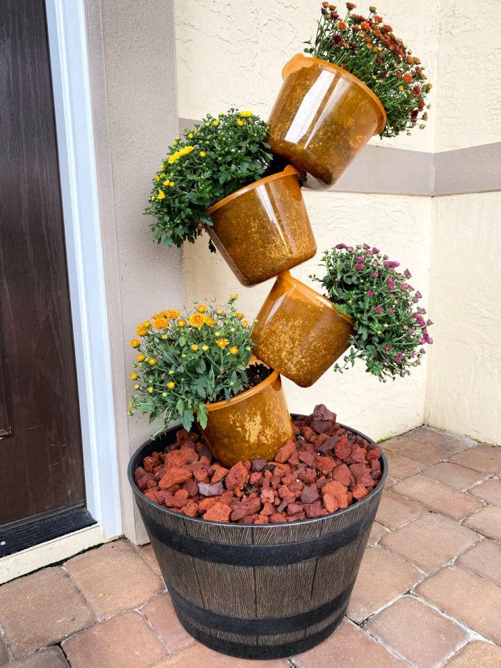 Pumpkin Topsy Turvy Planter