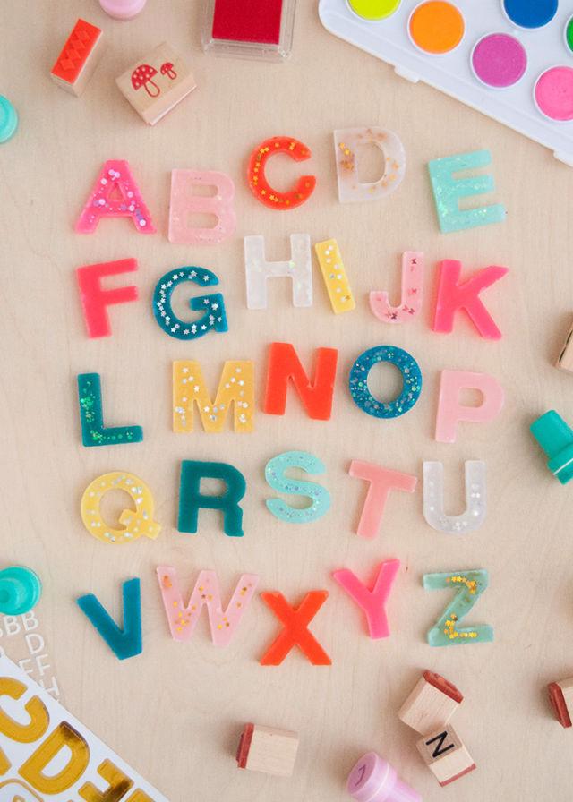 Resin Alphabet Set Without Resin