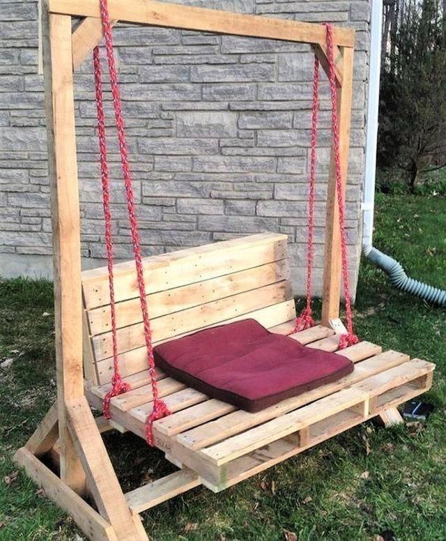 Pallet swing online chair