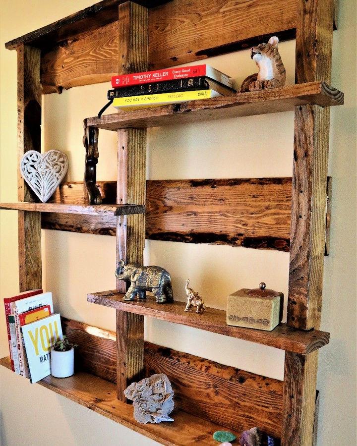 Shipping Pallet Bookshelf