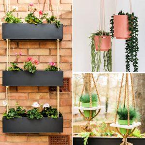Simple DIY Hanging Planter Ideas to Hang Plants Indoor or Outdoor