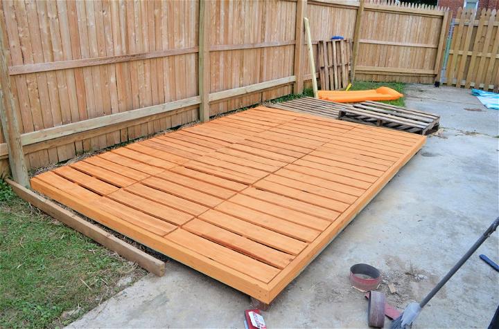 Small Pallet Deck Plan
