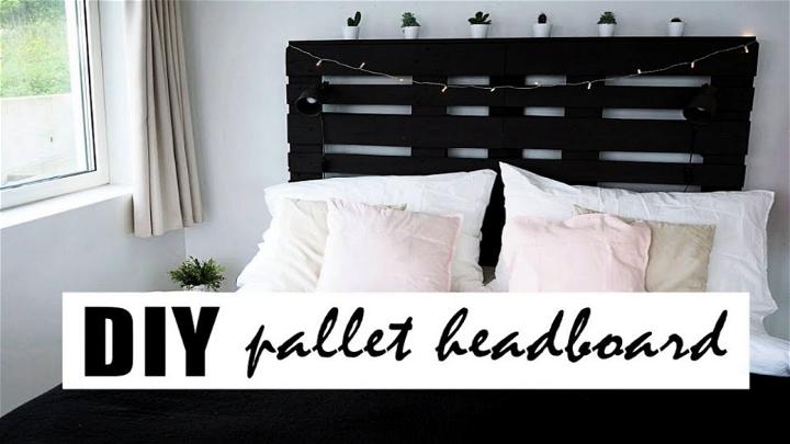 The Perfect Pallet Headboard