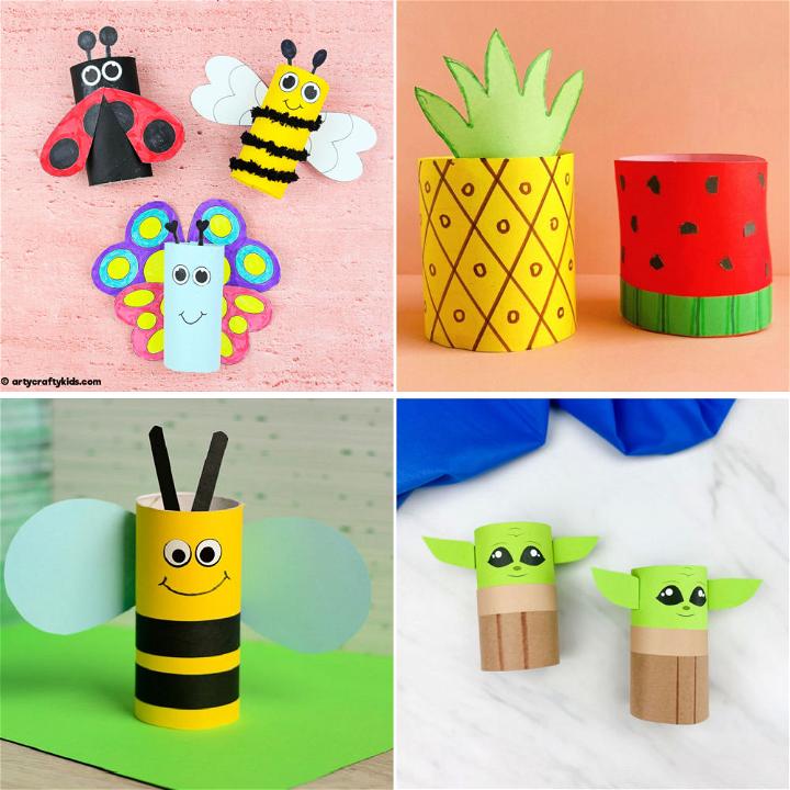 50 Creative Toilet Paper Roll Crafts For Kids Blitsy
