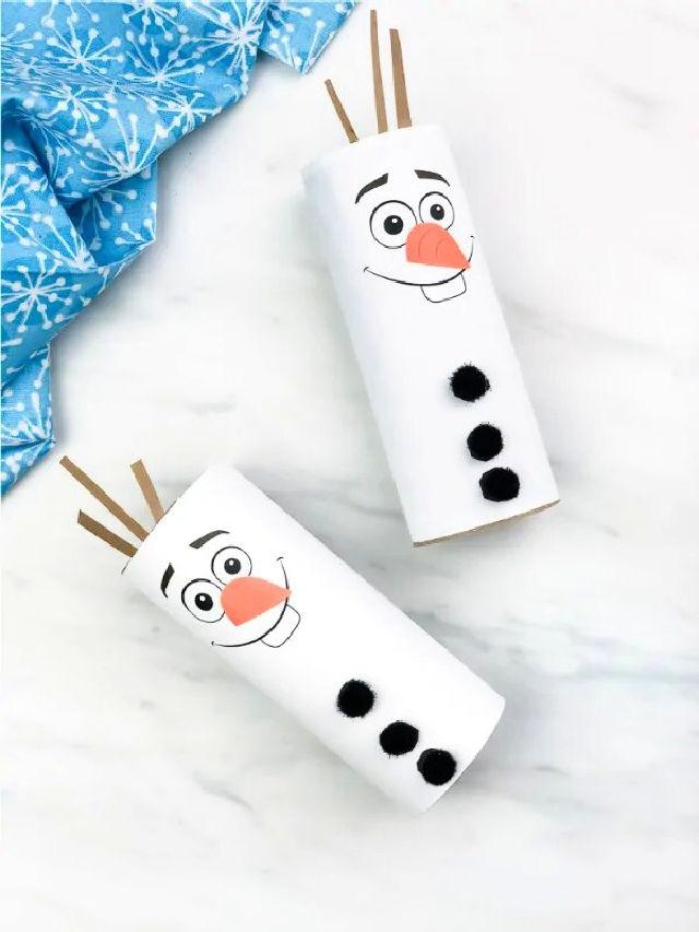 Toilet Paper Roll Olaf Craft