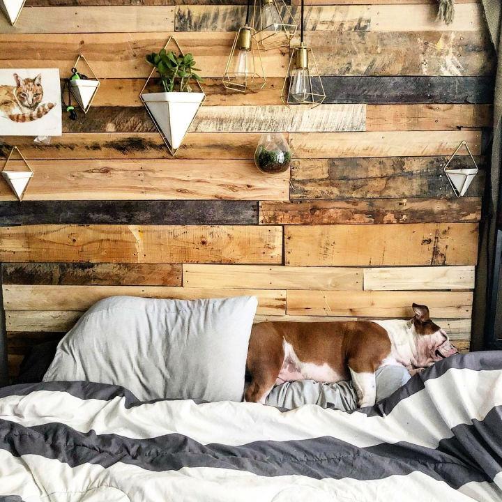 Turn Pallets Into Headboard