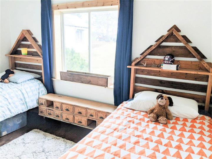 Twin Size Pallet Headboard