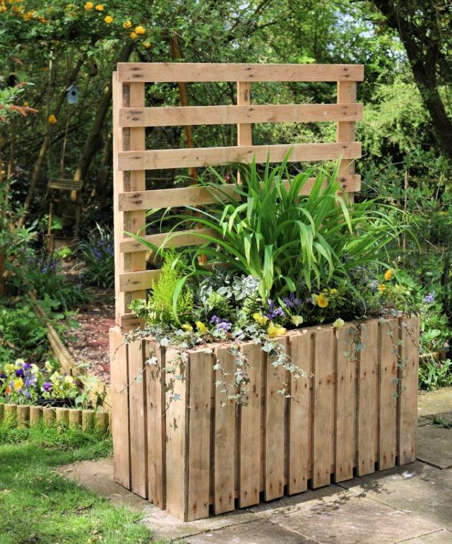 Upcycled Pallet Planter