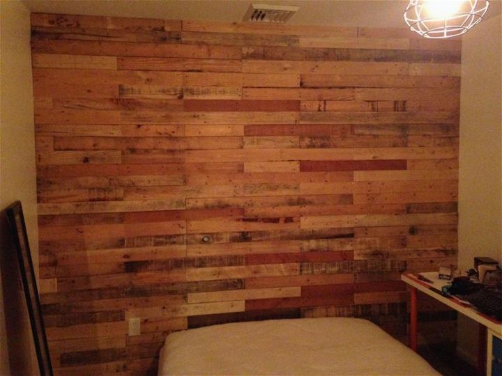 Wall Made From Pallets