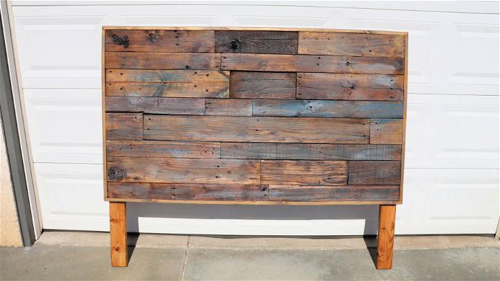 Wood Pallet Headboard