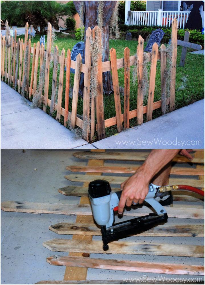 Wood Pallets Fence