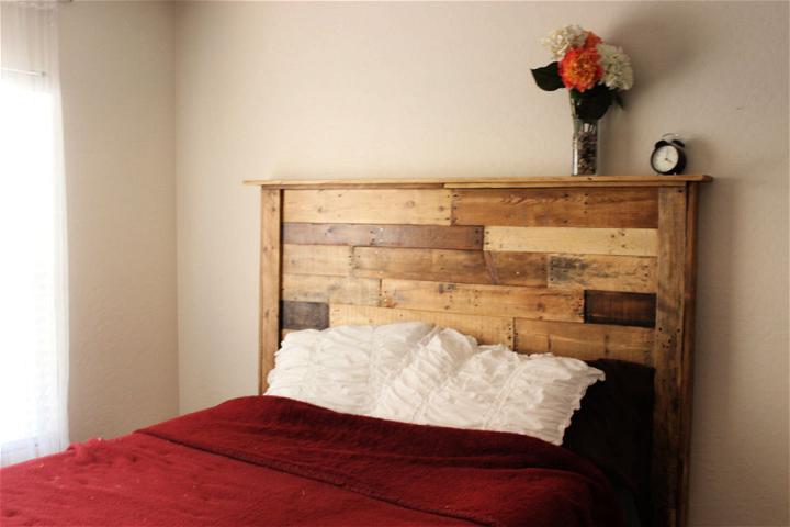 Wooden Pallet Headboard