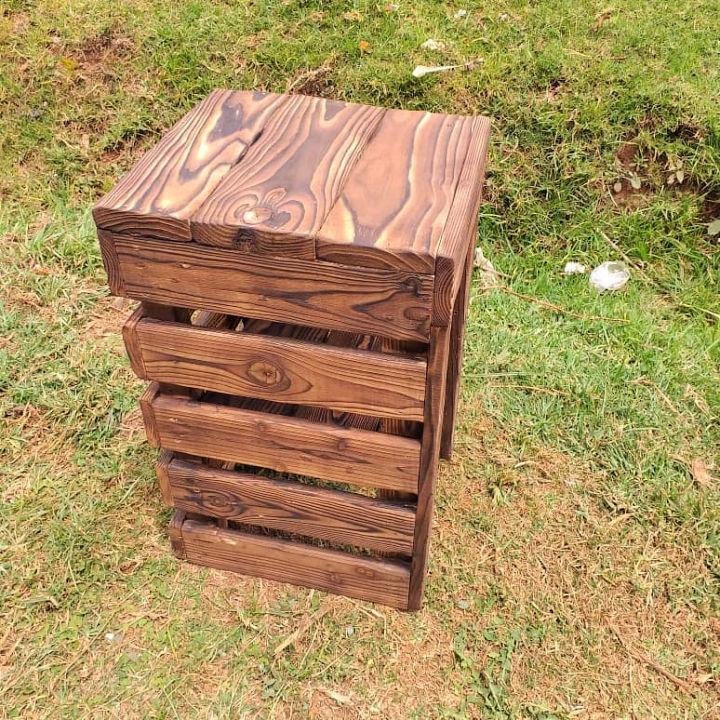 Wooden Pallet Stool Plan