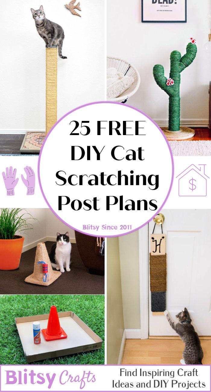 Easy diy cat scratching post sale