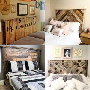diy pallet headboard ideas with instructions and a material list