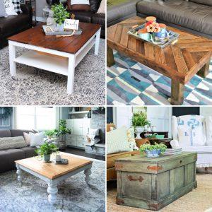 free diy coffee table plans to build in low budget