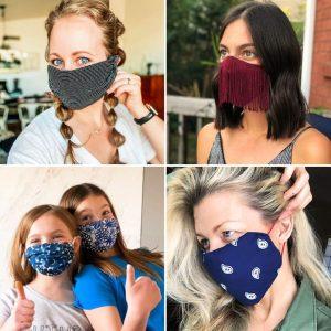 ideas to make a diy no sew face mask with household materials