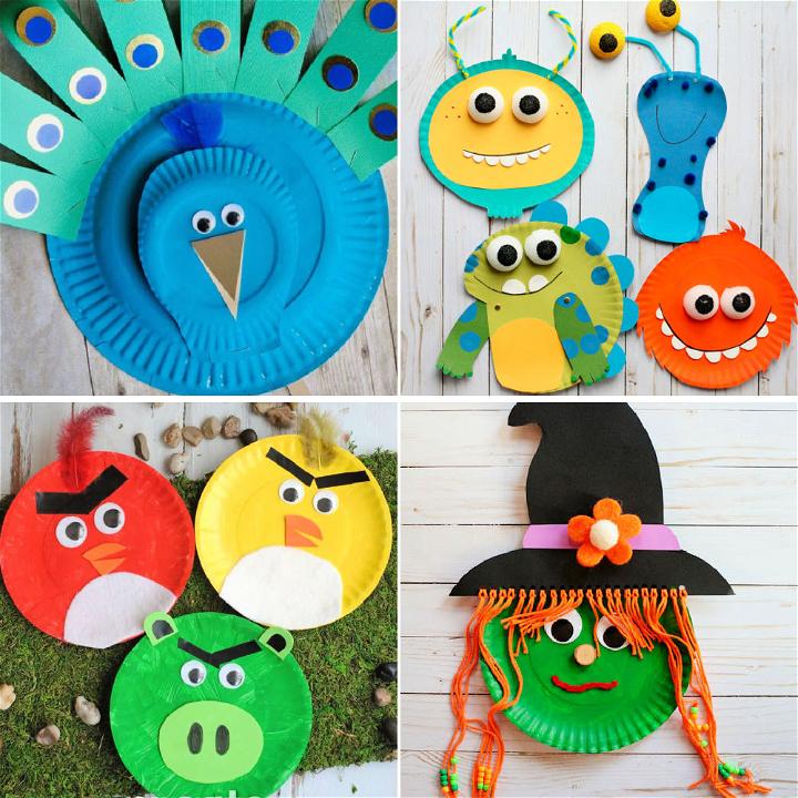 50 Creative and Easy Paper Plate Crafts for Kids - Blitsy
