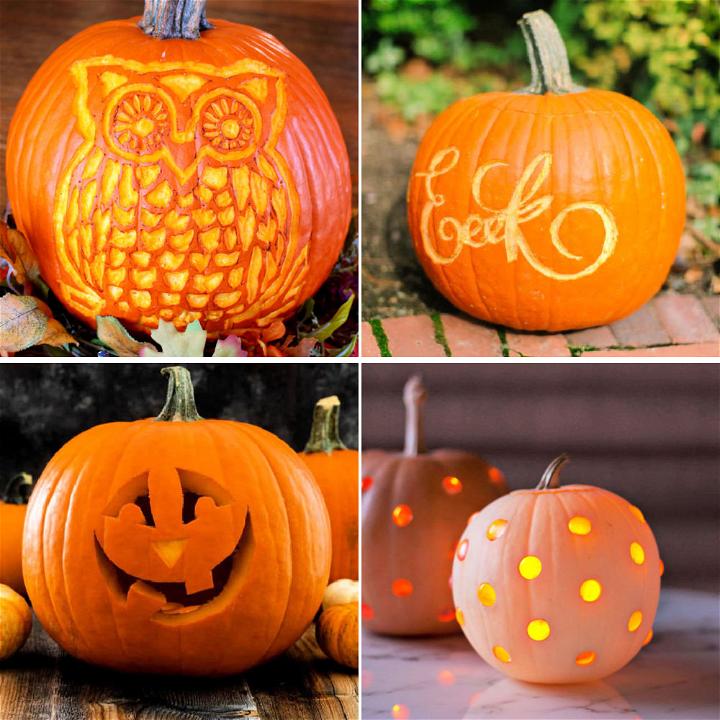 50 Easy Pumpkin Carving Ideas 2024 for Halloween - Blitsy