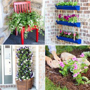 top DIY flower bed ideas to decorate your garden